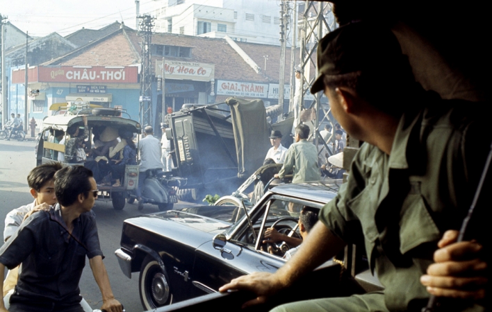 The Family Acid<br /> <em>Three Quarter Ton Saigon Flipover, November 1969</em><br /> Archival pigment ink prints<br /> 20 x 24" &nbsp; &nbsp;Edition of 8