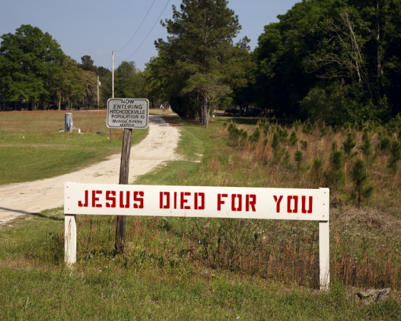 Gillian Laub<br /> <em>Jesus died for you</em>, 2010<br /> Archival pigment ink prints<br /> 11 x 14" and 20 x 24" &nbsp; &nbsp;Shared edition of 8 