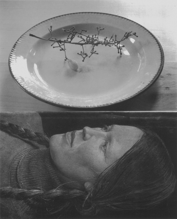 Jed Devine<br /> <em>Untitled (Wyeth)</em><br /> Platinum-palladium print on Japanese rice paper<br /> 8 x 10"