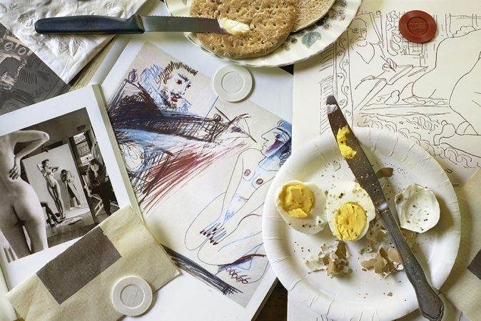 Jed Devine<br /> <em>Untitled (Men Hard at Work), </em>2013<br /> Archival pigment ink prints<br /> 24 x 34" &nbsp; &nbsp;Edition of 5