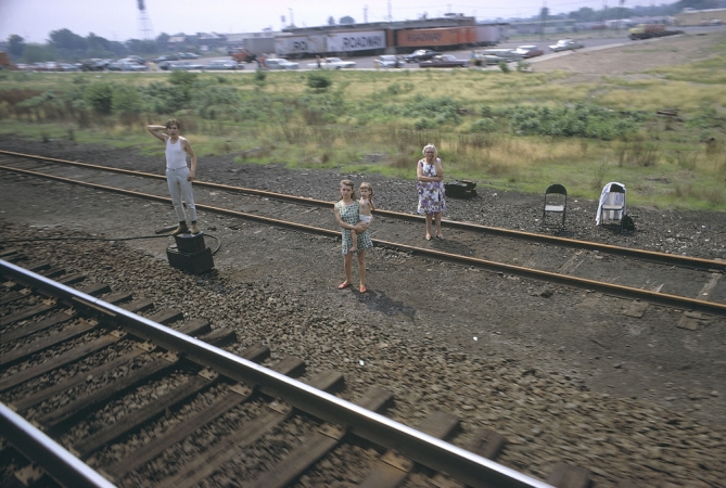 Paul Fusco – RFK Funeral Train<br /> <em>Untitled (from RFK Funeral Train), 1968</em><br /> Lambda print on Fuji crystal archive<br /> 12" x 16"<br /> 20" x 24"<br /> 30" x 40"