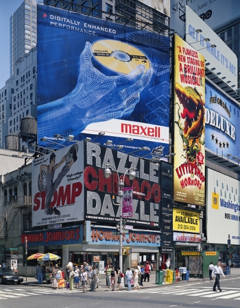 Doug Hall<br /> <em>Broadway at 46th Street, Times Square, </em>2004<br /> Chromogenic prints<br /> 61.75 x 48" &nbsp; &nbsp;Edition of 6
