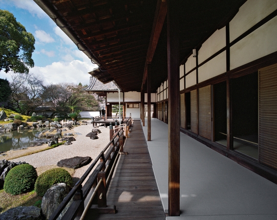 Jacqueline Hassink<br /> <em>Sanpō-in 3,&nbsp;Southeast Kyoto,&nbsp;29 March 2010 (8:00–9:00)</em><br /> Chromogenic prints<br />41 x 51", 50 x 63", and&nbsp;63 x 79"&nbsp; &nbsp;Shared edition of 7<br />