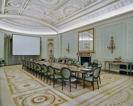 Jacqueline Hassink<br /> <em>The meeting table of the Board of Directors of Banco Santander (Feb. 23, 2010)</em><br /> Chromogenic prints<br /> 50 x 63" &nbsp; &nbsp;Edition of 10<br /> 23 x 28" &nbsp; &nbsp;Edition of 10