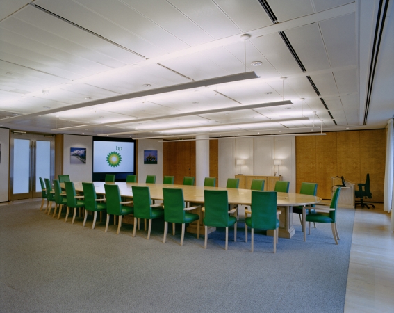Jacqueline Hassink<br /> <em>The meeting table of the Board of Directors of BP (Oct. 6, 2009)</em><br /> Chromogenic prints<br /> 50 x 63" &nbsp; &nbsp;Edition of 10<br /> 23 x 28" &nbsp; &nbsp;Edition of 10