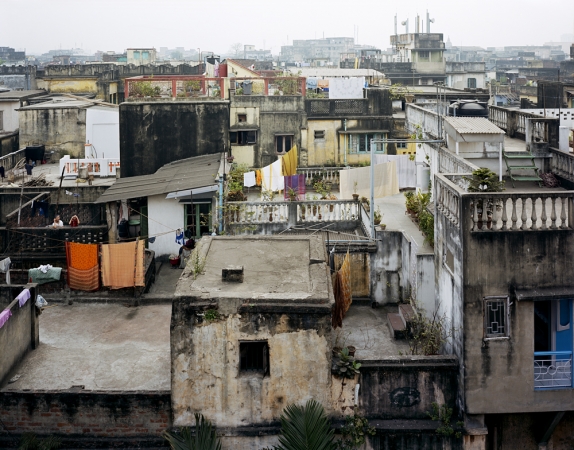 Laura McPhee<br /> <span style="font-size:12px;"><em><span style="font-family: arial, sans-serif;">View from the Roof of the Dawn House, North Kolkata, 2005</span></em></span><br /> Archival Pigment Ink Prints<br /> 30 x 40" &nbsp; &nbsp;Edition of 5<br /> 40 x 50" &nbsp; &nbsp;Edition of 5<br /> 50 x 60" &nbsp; &nbsp;Edition of 5<br /> 60 x 75" &nbsp; &nbsp;Edition of 5