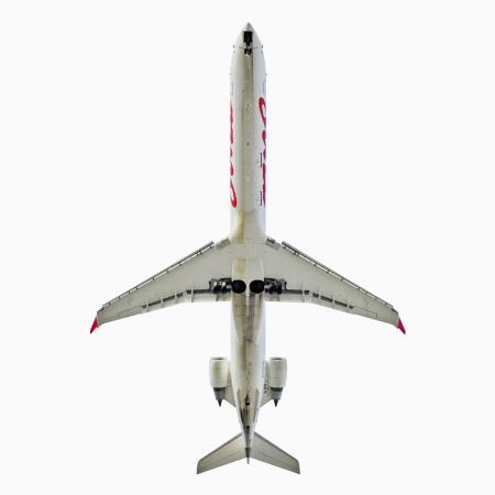 Jeffrey Milstein<br /> <em>Air Canada Jazz Bombardier CRJ705,&nbsp;</em>2005<br /> Archival pigment prints<br /> 20 x 20" &nbsp; &nbsp;Edition of 15<br /> 34 x 34" &nbsp; &nbsp;Edition of 10<br /> Some Aircraft images can be up to 40 x 40”