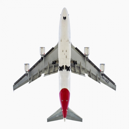 Jeffrey Milstein<br /> <em>Qantas Boeing 747 - 400,&nbsp;</em>2006<br /> Archival pigment prints<br /> 20 x 20" &nbsp; &nbsp;Edition of 15<br /> 34 x 34" &nbsp; &nbsp;Edition of 10<br /> Some Aircraft images can be up to 40 x 40”