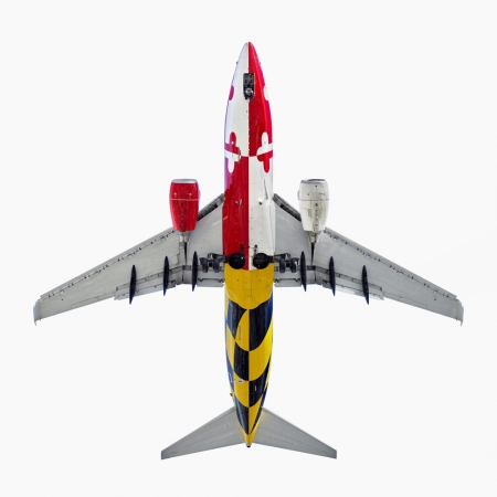 Jeffrey Milstein<br /> <em>Southwest Airlines (Maryland One) Boeing 737-700,&nbsp;</em>2005<br /> Archival pigment prints<br /> 20 x 20" &nbsp; &nbsp;Edition of 15<br /> 34 x 34" &nbsp; &nbsp;Edition of 10<br /> Some Aircraft images can be up to 40 x 40”