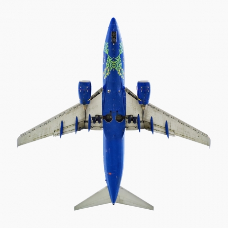 Jeffrey Milstein<br /> <em>Southwest Airlines (Nevada One) Boeing 737-700,&nbsp;</em>2005<br /> Archival pigment prints<br /> 20 x 20" &nbsp; &nbsp;Edition of 15<br /> 34 x 34" &nbsp; &nbsp;Edition of 10<br /> Some Aircraft images can be up to 40 x 40”