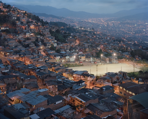 Simon Norfolk<br /> <em>The Granizal district of Medellin, Colombia, first populated by refugees (IDPs) 30 years ago, </em>2003<br /> Digital chromogenic prints<br /> 20 x 24" &nbsp; Edition of 10 (plus 3 APs)<br /> 40 x 50" &nbsp; Edition of 10 (plus 3 APs)