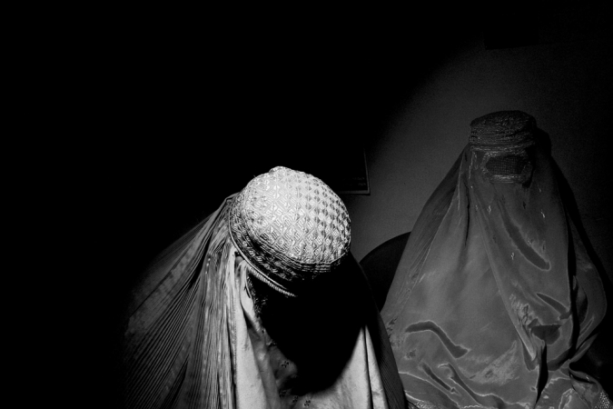 Paolo Pellegrin<br /> <em>Women drug addicts meet at a local drug prevention and treatment clinic in a poor neighbourhood in Kabul, Afghanistan. June. 2006</em><br /> Pigment ink print<br />20 x 24” &nbsp; &nbsp;Edition of 10 plus 2 APs<br /> 30 x 40” &nbsp; &nbsp;Edition of 5 plus 2 APs<br /> 48 x 70” &nbsp; &nbsp;Edition of 3 plus 2 APs