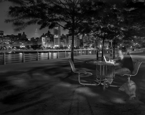 Matthew Pillsbury<br /> <em>Leslie and Ella on the Hudson Wednesday, May 31st, 2006, 9:26-9:47pm</em><br /> Archival pigment ink prints<br /> 13 x 19"&nbsp;&nbsp;&nbsp; Edition of 20<br /> 30 x 40"&nbsp;&nbsp;&nbsp; Edition of 10<br /> 50 x 60"&nbsp;&nbsp;&nbsp; Edition of 3