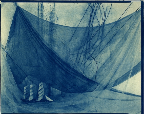 Lauren Semivan<br /> <em>The Storm, </em>2012<br /> 10 x 8"<br /> Cyanotype<br /> Signed, titled, dated and numbered on verso<br /> Edition of 10