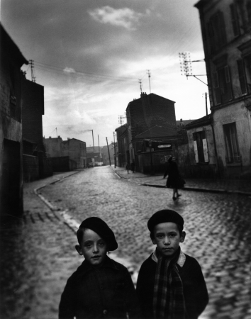 Louis Stettner – Paris<br /> <em>Aubervilliers, 1949</em><br /> gelatin silver print<br /> Signed, titled and dated on verso<br /> 11x14"<br /> 16x20"<br /> 20x24"