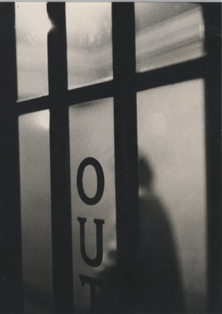Louis Stettner – Penn Station<br /> <em>Out, Penn Station, New York, 1958</em><br /> vintage gelatin silver print<br /> Signed, titled and dated on verso<br /> 11x14"<br /> 16x20"<br /> 20x24"