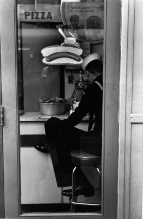 Louis Stettner – New York<br /> <em>Sailor, Times Square, 1954</em><br /> gelatin silver print<br /> 11x14"<br /> 16x20"<br /> 20x24"