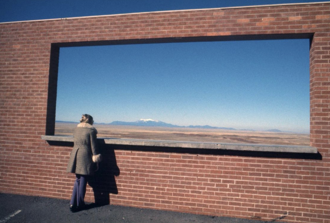 The Family Acid, Cynthia at the Giant Meteor Crater, Winslow, AZ, February, 1972