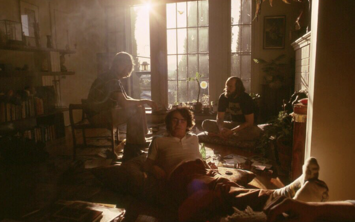 The Family Acid, Smoke Break, Tim, Dad and Doug, Silverlake, CA, May, 1978