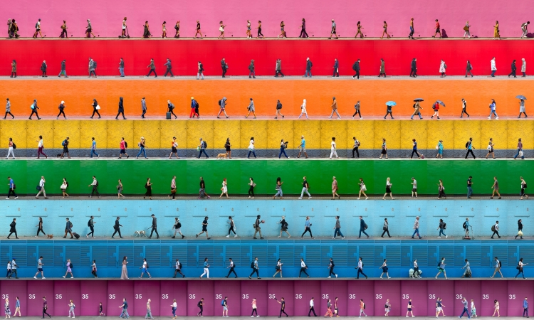 Time Lapse. Gibert Baker's Global Rainbow