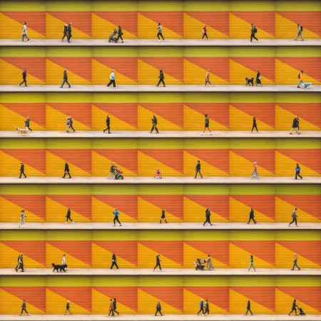 Time Lapse. Hudson Square, NYC