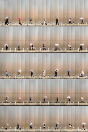 Time Lapse. Shinsaibashi, Osaka