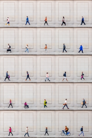 Time lapse. Boylston St, Boston