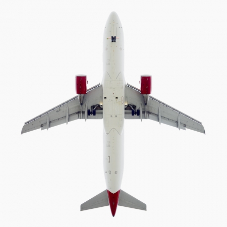 <strong>Jeffrey Milstein</strong><br /> <em>Virgin America Airbus A320,&nbsp;</em>2011<br /> Archival pigment prints<br /> 34 x 34 inches<br /> Edition of 10<br /> Additional sizes available, please contact gallery for more information.