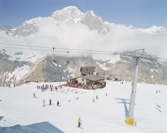 Massimo Vitali<br /> <em>Mont Blanc&nbsp;</em>(#0653), 2000<br /> Digital C print with Diasec mount<br /> 71 x 92" &nbsp; &nbsp;Edition of 6