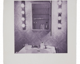 Stephen Hilger,  Medicine Cabinet, 1998/2008, photogravure, 24 x 21 inches, unique..