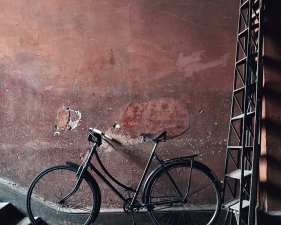 Simon Brown<br /> <em>Black Bike with Ladder, Ireland</em><br /> Lambda photographic prints<br /> 20 x 15" &nbsp; &nbsp;Edition of 10<br /> 36 x 27" &nbsp; &nbsp;Edition of 6<br /> 36 x 48" &nbsp; &nbsp;Edition of 6<br /> 48 x 64" &nbsp; &nbsp;Edition of 3