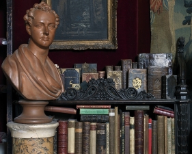 Simon Brown<br /> <em>Stephen Calloway's London House, Books with Bust, 2014</em><br /> Lambda photographic prints<br /> 20 x 15" &nbsp; &nbsp;Edition of 10<br /> 36 x 27" &nbsp; &nbsp;Edition of 6<br /> 36 x 48" &nbsp; &nbsp;Edition of 6<br /> 48 x 64" &nbsp; &nbsp;Edition of 3