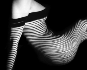 Fernand Fonssagrives<br /> <em>Clothed in Shadows #2, </em>1954 - 60<br /> Silver gelatin print<br /> Printed by the artist in 1982<br /> 11 x 14 inches<br /> From an edition of 50