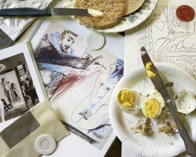 Jed Devine<br /> <em>Untitled (Men Hard at Work), </em>2013<br /> Archival pigment ink prints<br /> 24 x 34" &nbsp; &nbsp;Edition of 5