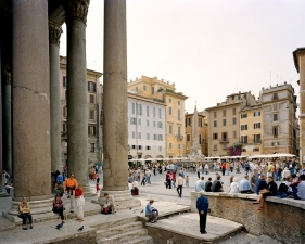 Doug Hall<br /> <em>Piazza dell Rotonda, Rome, </em>2002<br /> Archival pigment print<br /> 48 x 60.5” &nbsp; &nbsp;Edition of 6