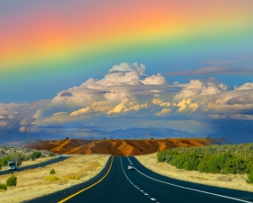 KangHee Kim, Untitled (Rainbow Highway) 2022