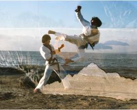 The Family Acid<br /> <em>Karate Combat in La Jolla, December 1980</em><br /> Archival pigment ink prints<br /> 20 x 24" &nbsp; &nbsp;Edition of 8
