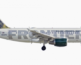 <strong>Jeffrey Milstein</strong><br /> <em>Frontier Airlines Airbus 319,&nbsp;</em>2006<br /> Archival pigment prints<br /> 20 x 40 inches<br /> Edition of 15<br /> Additional sizes available, please contact gallery for more information.