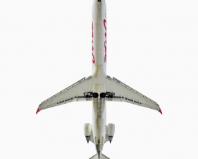 Jeffrey Milstein<br /> <em>Air Canada Jazz Bombardier CRJ705,&nbsp;</em>2005<br /> Archival pigment prints<br /> 20 x 20" &nbsp; &nbsp;Edition of 15<br /> 34 x 34" &nbsp; &nbsp;Edition of 10<br /> Some Aircraft images can be up to 40 x 40”