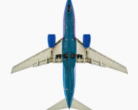 Jeffrey Milstein<br /> <em>AirTran Boeing 737 - 700,&nbsp;</em>2005<br /> Archival pigment prints<br /> 20 x 20" &nbsp; &nbsp;Edition of 15<br /> 34 x 34" &nbsp; &nbsp;Edition of 10<br /> Some Aircraft images can be up to 40 x 40”