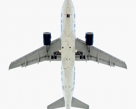 Jeffrey Milstein<br /> <em>Frontier Airlines Airbus A319,&nbsp;</em>2007<br /> Archival pigment prints<br /> 20 x 20" &nbsp; &nbsp;Edition of 15<br /> 34 x 34" &nbsp; &nbsp;Edition of 10<br /> Some Aircraft images can be up to 40 x 40”