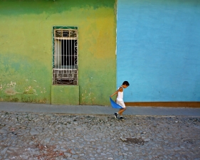Jeffrey Milstein<br /> <em>Boy With Blue Scarf, Trinidad, Cuba, </em>2004<br /> Archival pigment prints<br /> 16 x 24" &nbsp; &nbsp;Edition of 15<br /> 22 x 33" &nbsp; &nbsp;Edition of 5