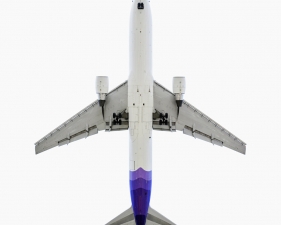 <strong>Jeffrey Milstein</strong><br /> <em>Hawaiian Airlines Boeing 767-300ER (Boeing 767 #4),&nbsp;</em>2006<br /> Archival pigment prints<br /> 34 x 34 inches<br /> Edition of 10<br /> Additional sizes available, please contact gallery for more information.