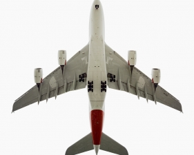 Jeffrey Milstein<br /> <em>Qantas Airbus A380,&nbsp;</em>2005<br /> Archival pigment prints<br /> 20 x 20" &nbsp; &nbsp;Edition of 15<br /> 34 x 34" &nbsp; &nbsp;Edition of 10<br /> Some Aircraft images can be up to 40 x 40”