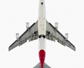 Jeffrey Milstein<br /> <em>Qantas Boeing 747 - 400,&nbsp;</em>2006<br /> Archival pigment prints<br /> 20 x 20" &nbsp; &nbsp;Edition of 15<br /> 34 x 34" &nbsp; &nbsp;Edition of 10<br /> Some Aircraft images can be up to 40 x 40”