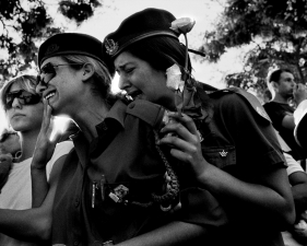 Paolo Pellegrin<br /> <em>Israeli soldiers and families mourn the death of three IDF women soldiers killed in attack in Gaza</em>,&nbsp;2003 &nbsp;&nbsp;<br /> Pigment ink print<br /> 20 x 24” &nbsp; &nbsp;Edition of 10 plus 2 APs<br /> 30 x 40” &nbsp; &nbsp;Edition of 5 plus 2 APs<br /> 48 x 70” &nbsp; &nbsp;Edition of 3 plus 2 APs&nbsp;<br />