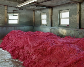 Christopher Payne<br /> <em>Red Wool Before Carding S&amp;D Spinning Mill, Millbury, MA, </em>2012<br /> Archival pigment ink prints<br /> 20 x 24" &nbsp; &nbsp;Edition of 20<br /> 40 x 50" &nbsp; &nbsp;Edition of 10<br /> 50 x 60" &nbsp; &nbsp;Edition of 5