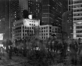 Matthew Pillsbury<br /> <em>Above Times Square, New Year's Eve from the Mariott Marquis, New York, </em>2012<br /> Archival pigment ink prints<br /> 12.5 x 30.8" &nbsp;&nbsp; Edition of 20<br /> 31.5 x 77.7"&nbsp;&nbsp;&nbsp; Edition of 10<br /> 43 x 106"&nbsp;&nbsp;&nbsp;&nbsp;&nbsp;&nbsp;&nbsp; Edition of 3