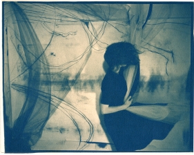 Lauren Semivan<br /> <em>Wind #1, </em>2012<br /> 10 x 8"<br /> Cyanotype<br /> Signed, titled, dated and numbered on verso<br /> Edition of 10
