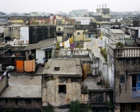 Laura McPhee<br /> <em>View from the Roof of the Dawn House, North Kolkata, 2005</em><br /> Archival Pigment Ink Prints<br /> 30 x 40" &nbsp; &nbsp;Edition of 5<br /> 40 x 50" &nbsp; &nbsp;Edition of 5<br /> 50 x 60" &nbsp; &nbsp;Edition of 5